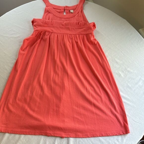 Sleeveless Old Navy knit dress with keyhole, opening in back, tie belt in back - Picture 6 of 7